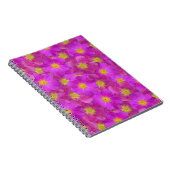 Wild Roos naadloos patroonpatroon Notitieboek (Rechterzijde)