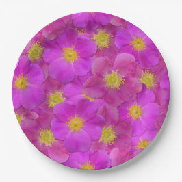 Wild Roos naadloos patroonpatroon Papieren Bordje