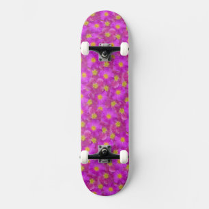 Wild Roos naadloos patroonpatroon Persoonlijk Skateboard