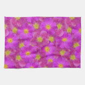 Wild Roos naadloos patroonpatroon Theedoek (Horizontaal)