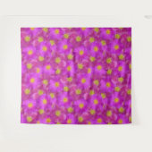 Wild Roos naadloos patroonpatroon Wandkleed (Voorkant (horizontaal))