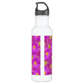 Wild Roos naadloos patroonpatroon Waterfles (Achterkant)