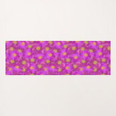 Wild Roos naadloos patroonpatroon Yogamat (Achterkant (horizontaal))