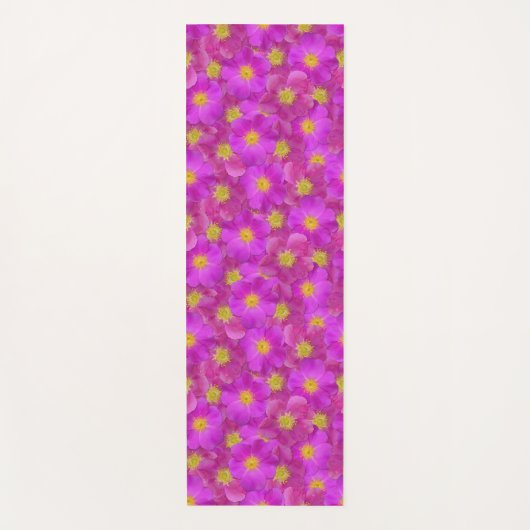 Wild Roos naadloos patroonpatroon Yogamat (Voorkant)