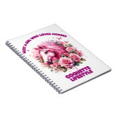 "Wild Roos Spirit"Coquette Notitieboek (Rechterzijde)