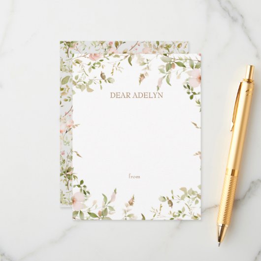 Wild Roos Tijd Capsule Advies Kaart (Voorkant / Achterkant in situ)