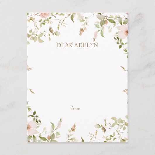 Wild Roos Tijd Capsule Advies Kaart (Voorkant)