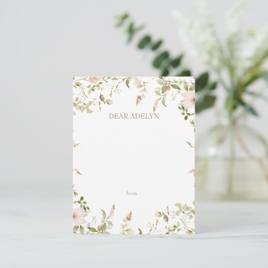 Wild Roos Tijd Capsule Advies Kaart (Staand voorkant)