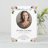  Wild Roos Viering van het Leven Kaart (Staand voorkant)