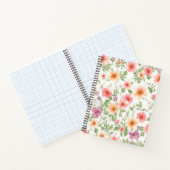 Wild Roos waterverf Spiral Notitieboek (Binnen)