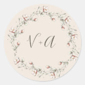 Wild Roos Wedding Sticker (Voorkant)
