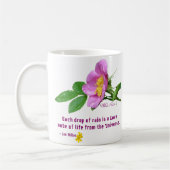 Wild Roos Wildflower Rain Quote Koffiemok (Links)