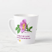 Wild Roos Wildflower Rain Quote Latte Mok (Linkerhoek)