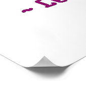 Wild Roos Wildflower Rain Quote Poster (Hoek)