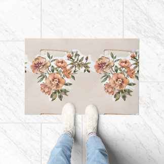 Wild Rose Blooms Deurmat