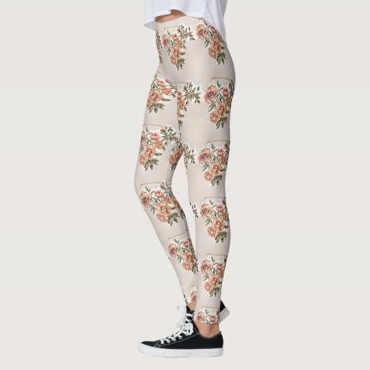 Wild Rose Blooms Leggings (Links)