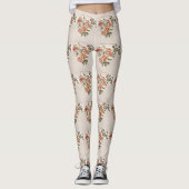 Wild Rose Blooms Leggings (Voorkant)