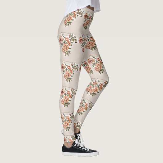 Wild Rose Blooms Leggings (Rechts)