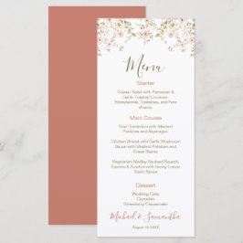 Wild Rose Country Bruiloft Menu