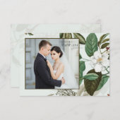Wild Rose Foto Huwelijks Dankkaart Kaart (Voorkant / Achterkant)