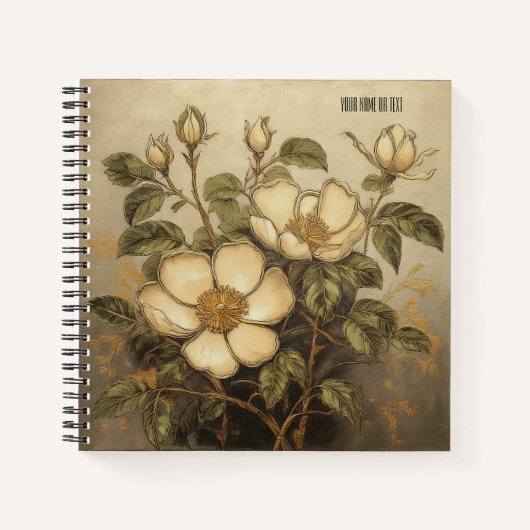 Wild Rose & Woodland Wonders Notitieboek (Voorkant)