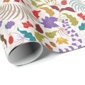 Wild Rose Woods Exotische Bloementuin Trouwlocatie Cadeaupapier (Rol Hoek)