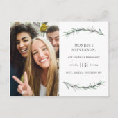 Wild Rosemary Botanical Wil je mijn bruidsmeisje z Uitnodiging Briefkaart (Voorkant)