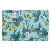 Wild roses and butterflies /pink/pale green/yellow kussensloop (Achterkant-Links)