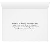 Wild Royal Bloom | Dank u wel (Binenzijde Horizontaal (Onderkant))