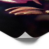 Wild Roze Dame Slipper Orchidee Pair Spiegel Poster (Hoek)