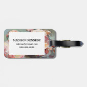 Wild Roze Roses Bagagelabel (Achterkant horizontaal)