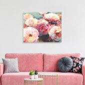 Wild Roze Roses Canvas Afdruk (Insitu (Woonkamer))