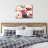 Wild Roze Roses Canvas Afdruk (Insitu (Slaapkamer))