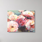 Wild Roze Roses Canvas Afdruk (Voorkant)