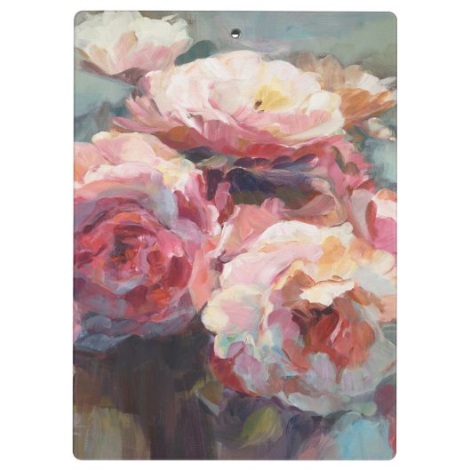 Wild Roze Roses Klembord (Achterkant)