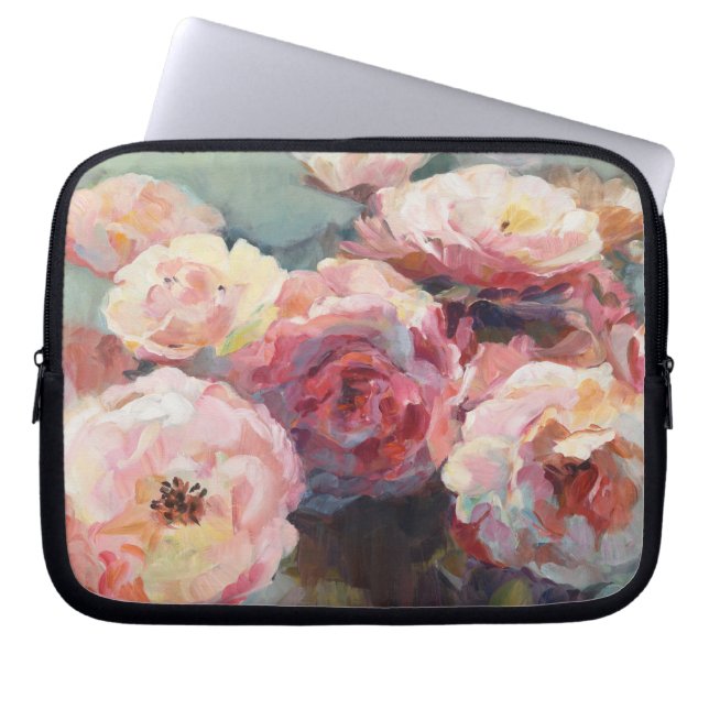 Wild Roze Roses Laptop Sleeve (Voorkant)