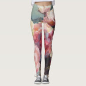 Wild Roze Roses Leggings (Voorkant)