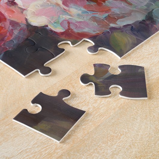 Wild Roze Roses Legpuzzel (Zijkant)