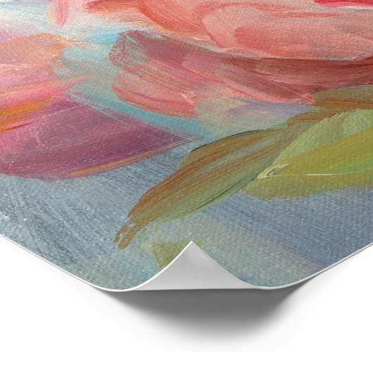 Wild Roze Roses Poster (Hoek)