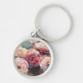 Wild Roze Roses Sleutelhanger (Voorkant)