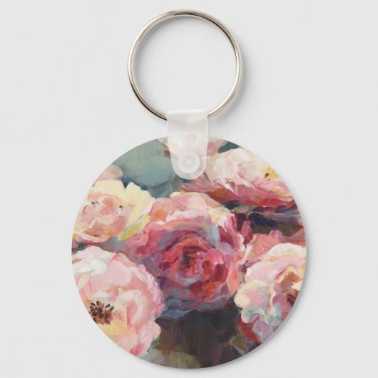 Wild Roze Roses Sleutelhanger (Voorkant)