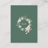 Wild Rozen Garland Weddenschap Dank je Plaatskaartje (Achterkant)
