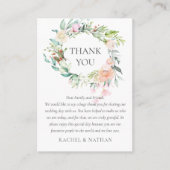 Wild Rozen Garland Weddenschap Dank je Plaatskaartje (Voorkant)