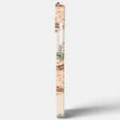 Wild Rozen Roze Hoesje-Mate iPhone Case (Achterkant / Links)