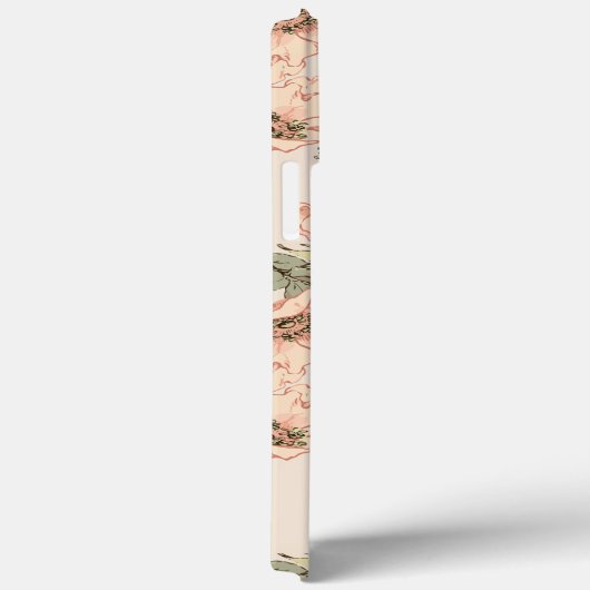 Wild Rozen Roze Hoesje-Mate iPhone Case (Achterkant / Rechts)