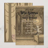 Wild Rumpus Birthday Kaart (Voorkant / Achterkant)