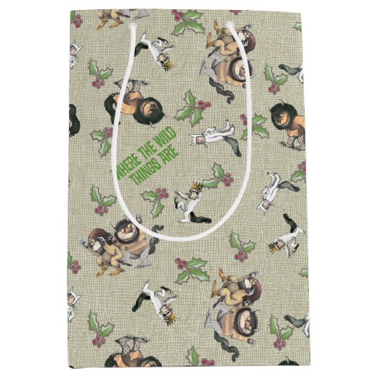 Wild Rumpus vakantiepatroon Medium Cadeauzakje (Voorkant)