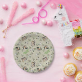 Wild Rumpus vakantiepatroon Papieren Bordje (Feest)