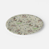 Wild Rumpus vakantiepatroon Papieren Bordje (Gekanteld)