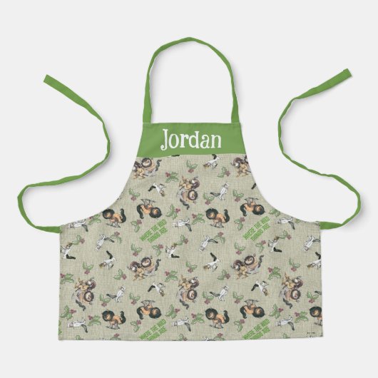 Wild Rumpus vakantiepatroon Schort (Voorkant)